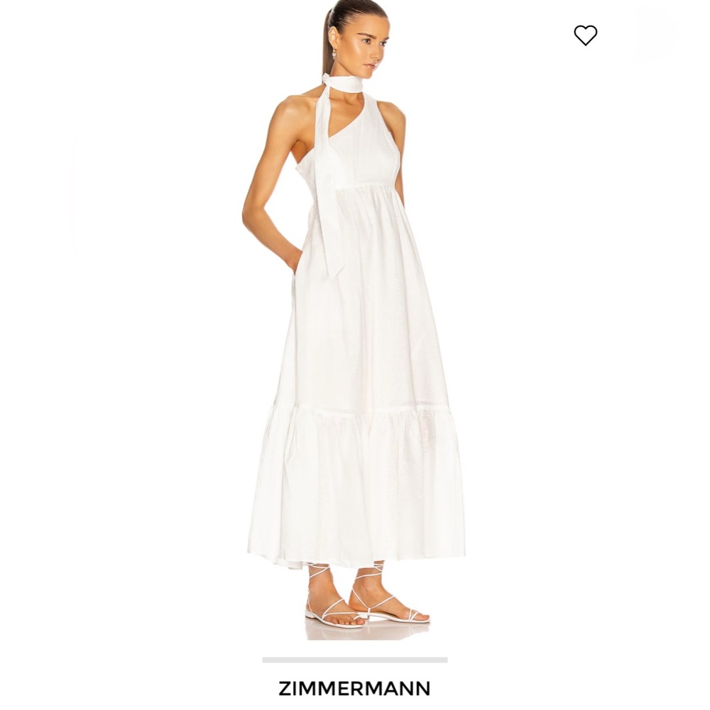 NWT Zimmermann Juliette Tie Neck Dress in size Medium